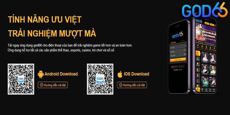 Hướng dẫn tải app GOD66
